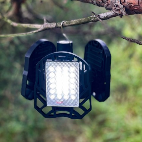 Lampa Turystyczna Solarna Led Kempingowa Biwakowa Lampka Pod Namiot Biwak
