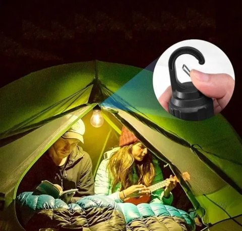 Lampa Turystyczna Żarówka Kempingowa Led Ściemniana + Kabel Na Wycieczkę
