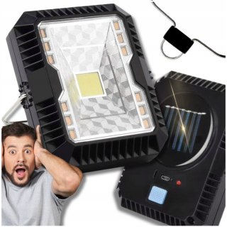 Lampa Wisząca Led Solarna Akumulatorowa Turystyczna Ciepła Zimna Camping