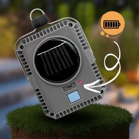 Lampa Wisząca Led Solarna Akumulatorowa Turystyczna Ciepła Zimna Camping