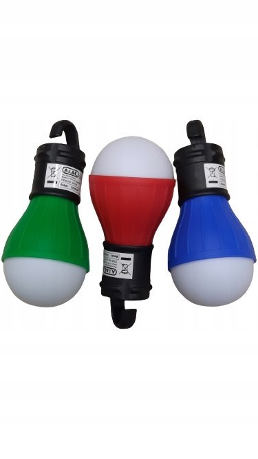 Lampka Kemping Led Turystyczna Oświetlenie Namiotowa Z Hakiem