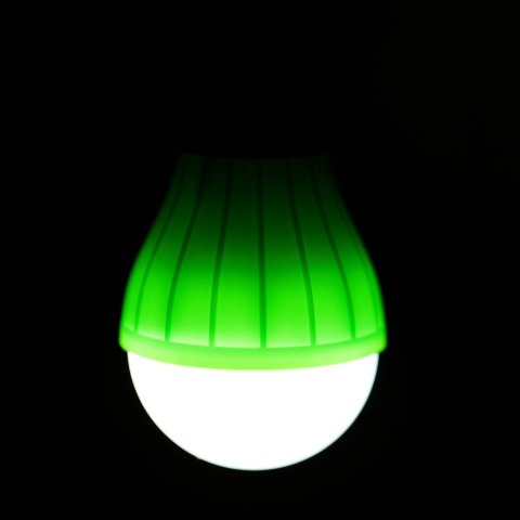 Lampka Latarka Wisząca Led Namiot Camping Baterie Zielona Mocna