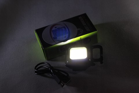 Mocna Lampa Halogen Akumulatorowa 6W1 Cob 500Lm - Otwieracz,!