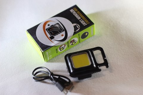 Mocna Lampa Halogen Akumulatorowa 6W1 Cob 500Lm - Otwieracz,!