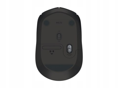 Mysz Logitech M170 2.4Ghz Optyczna Bezprzewodowa Czarna - Biuro I Dom
