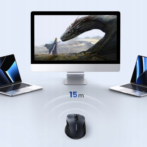 Ugreen Mysz Myszka Bezprzewodowa Optyczna Bluetooth 5.0 2.4 Ghz Dpi 4000