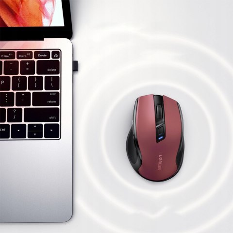 Ugreen Mysz Optyczna Myszka Bezprzewodowa Usb 2.4Ghz Bluetooth 5.0 4000 Dpi