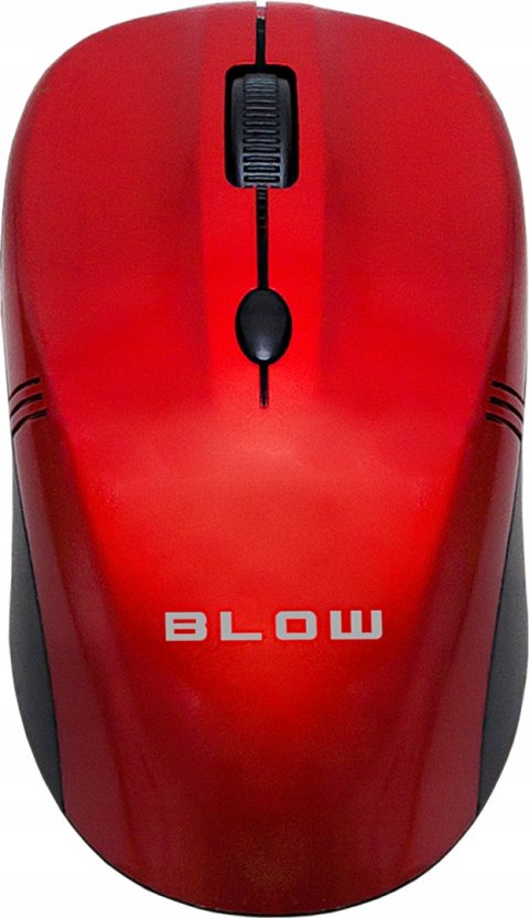 Bezprzewodowa Mysz Optyczna Blow Mb-10 Usb 2.4 Ghz - Czerwona, 1600 Dpi