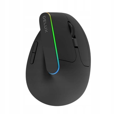 Bezprzewodowa Mysz Pionowa Delux M618db Bluetooth 2.4G 4000Dpi Rgb