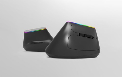 Bezprzewodowa Mysz Pionowa Delux M618db Bluetooth 2.4G 4000Dpi Rgb