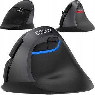 Bezprzewodowa Mysz Pionowa Delux M618mini Db Ergonomiczna Mysz Bluetooth