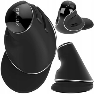 Bezprzewodowa Mysz Pionowa Delux M618pd Ergonomiczna Myszka Bluetooth 2.4G