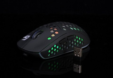 Bezprzewodowa Myszka Gamingowa Mysz Dla Graczy Akumulator Usb Podświetlenie