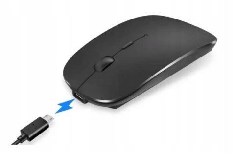 Mysz Bezprzewodowa Optyczna Podświetlana Myszka Bluetooth Bezklikowa Cicha