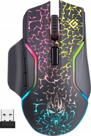 Mysz Defender Gm-067 Oneshot Optic Rf Rgb 3200Dpi 7P Kolorowa Mocna