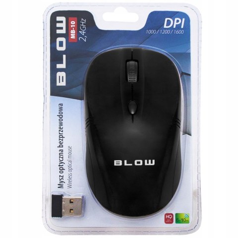 Mysz Komputerowa Bezprzewodowa Blow Usb 6 Przycisków Laptop Pc 2,4 Ghz