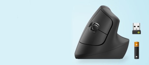 Mysz Logitech Lift Grafitowy Myszka Mocna Czarna Bluetooh Logitech