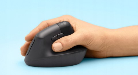 Mysz Logitech Lift Grafitowy Myszka Mocna Czarna Bluetooh Logitech
