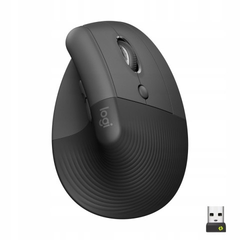 Mysz Logitech Lift Grafitowy Myszka Mocna Czarna Bluetooh Logitech