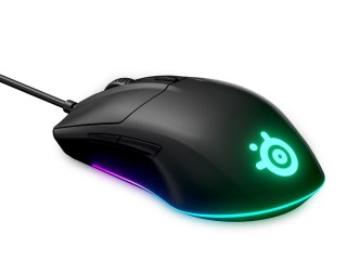 Mysz Steelseries Rival 3 Gaming Rgb Usb Przewodowa Mocna Czarna