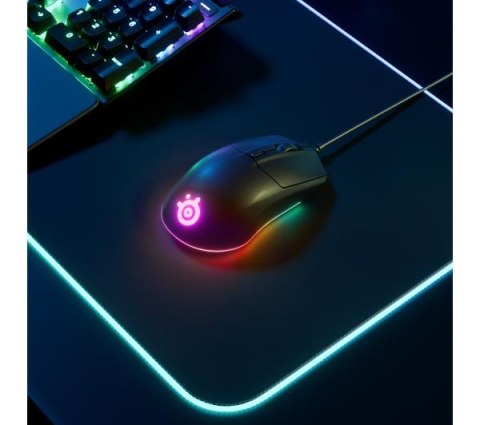 Mysz Steelseries Rival 3 Gaming Rgb Usb Przewodowa Mocna Czarna