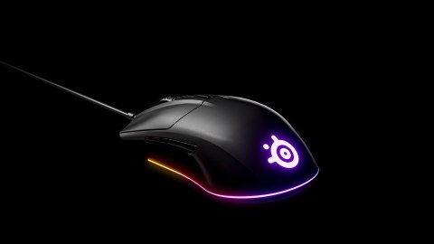 Mysz Steelseries Rival 3 Gaming Rgb Usb Przewodowa Mocna Czarna