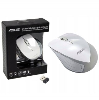 Myszka Bezprzewodowa Asus Wt465 Mysz Optyczna Usb 1600 Dpi Biała