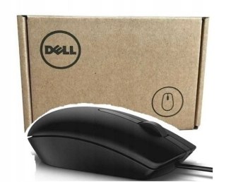Nowa Czarna Mysz Optyczna Dell Ms116 Usb 1000Dpi Mocna Myszka