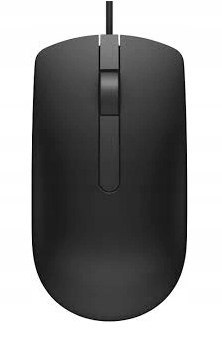 Nowa Czarna Mysz Optyczna Dell Ms116 Usb 1000Dpi Mocna Myszka