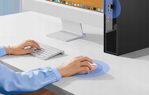 Ugreen Różowa Mysz Myszka Bezprzewodowa Optyczna Usb Z Adapterem 2.4Ghz