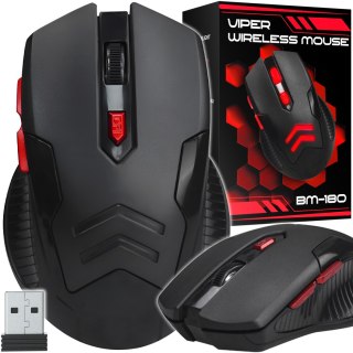 Wygodna Myszka Gamingowa Mysz Dla Graczy Biurowa Bezprzewodowa Optyczna Usb