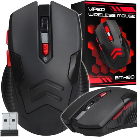 Wygodna Myszka Gamingowa Mysz Dla Graczy Biurowa Bezprzewodowa Optyczna Usb