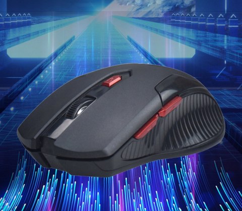 Wygodna Myszka Gamingowa Mysz Dla Graczy Biurowa Bezprzewodowa Optyczna Usb