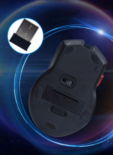 Wygodna Myszka Gamingowa Mysz Dla Graczy Biurowa Bezprzewodowa Optyczna Usb