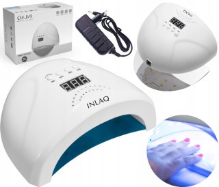 Inlaq Lampa Uv Led 48W Do Paznokci Żeli Hybryd, Sensor, Zdejmowana Podstawa