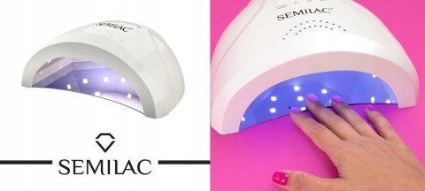 Lampa Do Paznokci Semilac Uv Led 24W/48 Dual Led Sensor Ruchu Długi Kabel