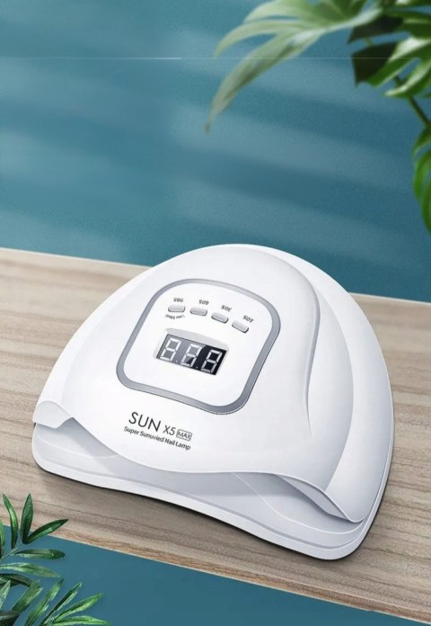 Lampa Do Paznokci Uv Led 180W Do Hybryd Żeli Mocna Hybrydy Sun X5 Max Lcd