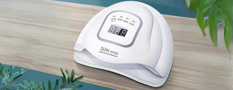 Lampa Do Paznokci Uv Led 180W Do Hybryd Żeli Mocna Hybrydy Sun X5 Max Lcd