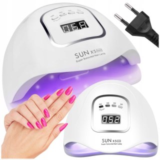Lampa Do Paznokci Uv Led 80W Do Hybryd Żeli Mocna Hybrydy Sun X5 Max Lcd