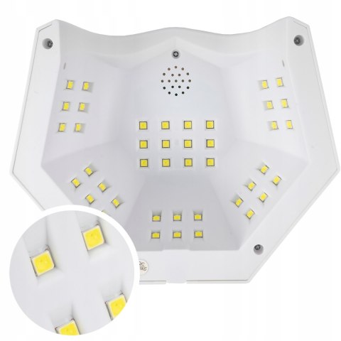 Lampa Do Paznokci Uv Led Manicure Żeli Hybryd Sensor 42 Diod 168W