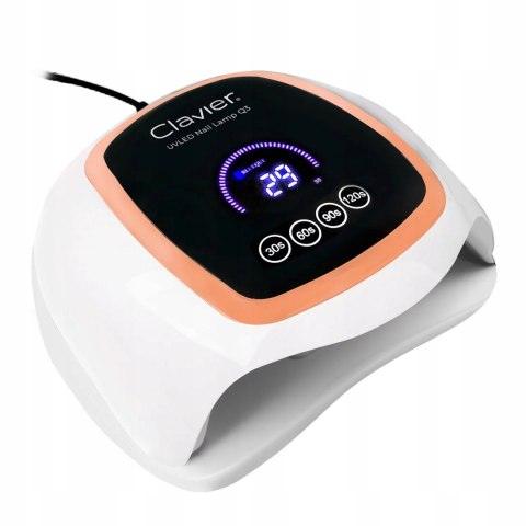 Lampa Do Paznokci Żeli Hybryd Clavier Uv Led 168W Mocna Biała