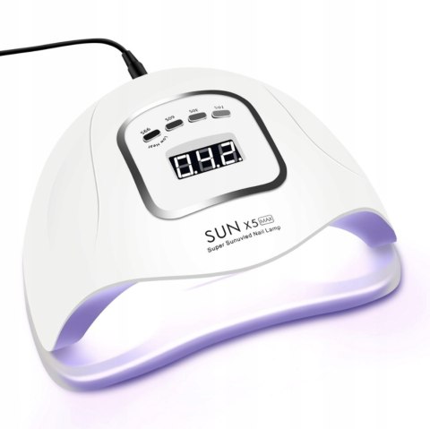 Lampa Uv Do Paznokci Led Do Hybryd Żeli Hybrydy Mocna Lampka Sun X5 Max Lcd