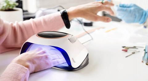Lampa Uv Led 180W Z Sensorem Ruchu I 4 Trybami Utwardzania Do Manicure Hybryd I Żeli