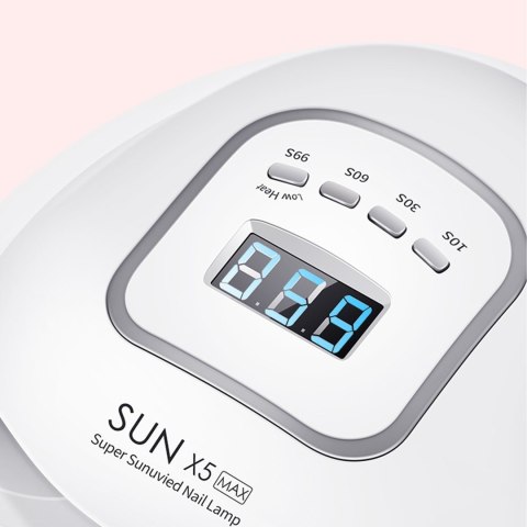 Lampa Uv Led Do Paznokci 80W Hybrydy Żele Dual Mocna Biała Nails Retoo Nowa