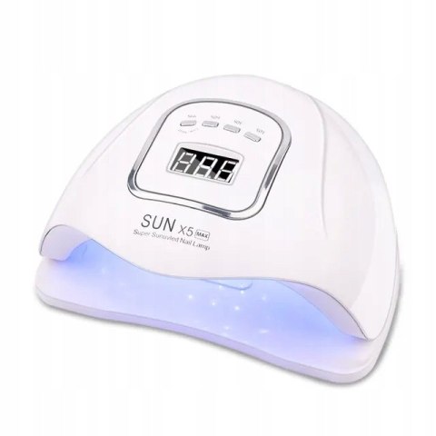 Lampa Uv Led Do Paznokci 80W Hybrydy Żele Dual Mocna Sun Biała