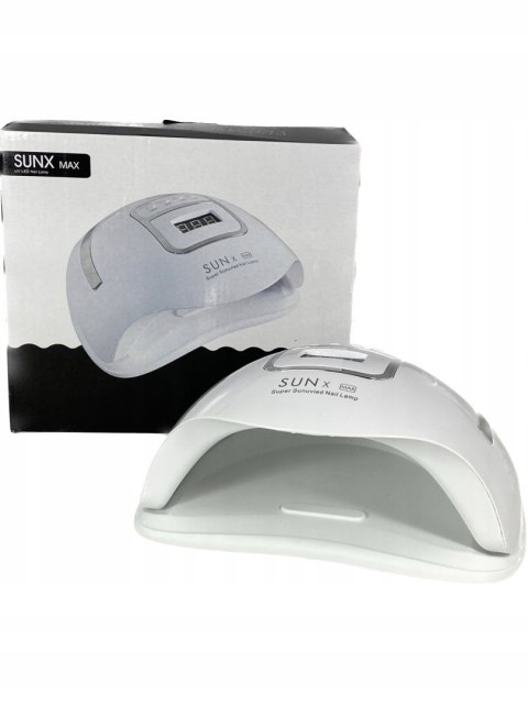 Lampa Uv Led Do Paznokci Hybryd Żeli Manicure Sun X Max 168W Mocna