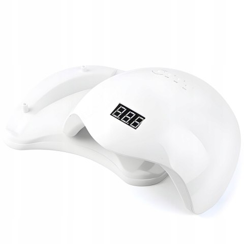 Lampa Uv Led Do Paznokci Mocna 48W Hybrydy Żele Dual Suszarka Pedicure