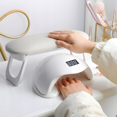 Lampa Uv Led Do Paznokci Mocna 48W Hybrydy Żele Dual Suszarka Pedicure