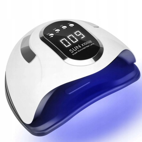 Mocna Lampa Do Paznokci Hybryd Żeli Uv Led Sun X10 Max Lcd Z Rączką 280W