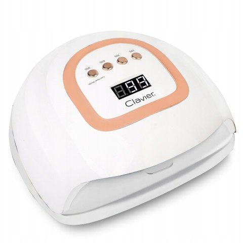 Mocna Lampa Do Paznokci Uv Led 220W Hybrydy Żele Mocna Biała